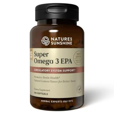 Imagem de Suplemento Nature's Sunshine Super Omega-3 EPA 180 Cápsulas Gelatinosa
