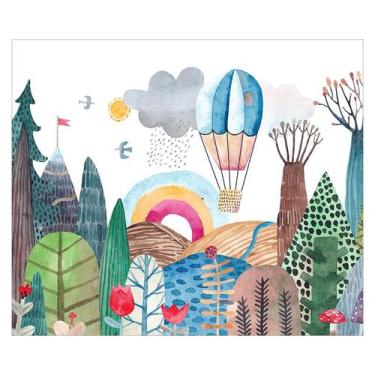 Imagem de Papel de Parede Adesivo Infantil Floresta Quarto Criança - 670pcm - Al