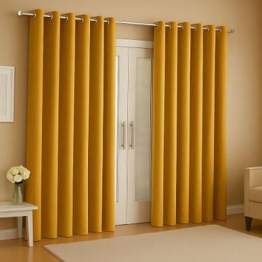 Imagem de Cortina Para Sala Ou Quarto Grande 3,00x2,50 metros Ideal Sala Quarto 