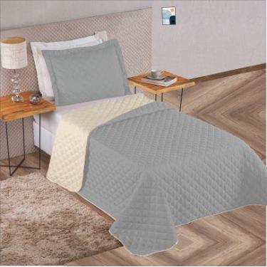 Imagem de Cobre Leito Aconchego Dupla Face Solteiro 2,20 X 1,60 Metros Com Porta