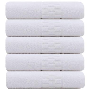 Imagem de Kit 5 Toalhas Rosto Profissional para Salão de Beleza SPA Hotel Academ