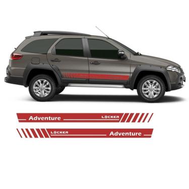 Imagem de Adesivo Lateral Palio Weekend Ad1 Adventure Locker Faixa