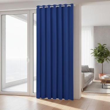 Imagem de CORTINA MICROFIBRA FOLHA ÚNICA 1,50x2,20m LEVEZA e PRIVACIDADE para PO