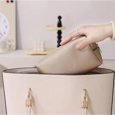 Imagem de Necessaire Bolsa Organizadora TR-06065 - NoBrand, Dourado