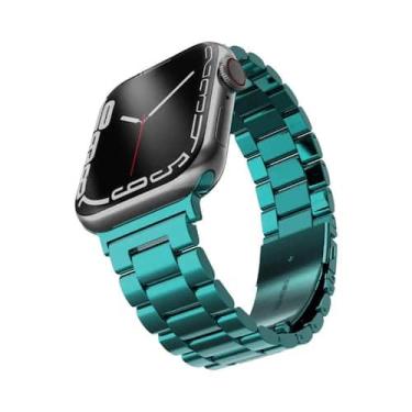 Imagem de Pulseira De Aço Inoxidável De 46mm 49mm Para Apple Watch Ultra, Bracel