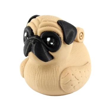Imagem de PowerTRC Estatueta de pato Pug – Pato para Jeep Ducking, acessório divertido para painel de carro, presentes exclusivos de pug, patos para jipes – Impresso em 3D nos EUA