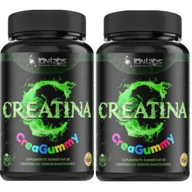 Imagem de Creagummy Creatina em Gomas Mastigável idNlabs 60 Gomas Kit 2 Unidades