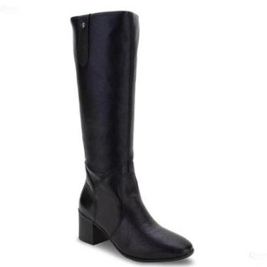 Imagem de Bota Bottero 347806 Moda Salto Medio Cano Longo Em Couro-Feminino