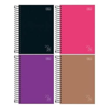 Imagem de Agenda 2026 espiral diária Spice 160 fls colorida M5 Tilibra
