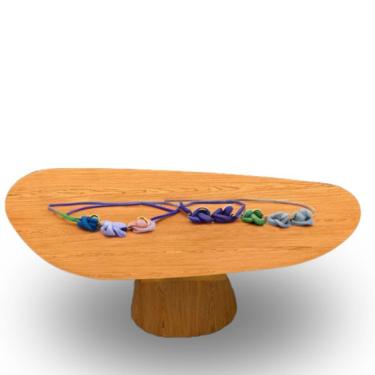 Imagem de Mesa Oval Organica Em Freijo 244x137cm