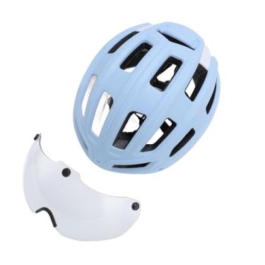 Imagem de SPYMINNPOO Capacete de Bicicleta Com óculos Fotocrômicos Magnéticos Removíveis, Capacete de Ciclismo Leve para Adultos Com 21 Aberturas de Ventilação e Ajuste Ajustável para Homens e Mulheres (#3)