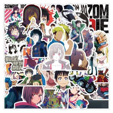 Imagem de Adesivos Zoms 100 Buckets Lists of Deads Waterproof (50 unidades)