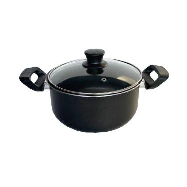 Imagem de Panela Avulsa Antiaderente Starflon 24cm Tampa De Vidro Docesar