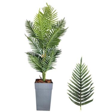 Imagem de Planta Palmeira Aréca Artificial Com Vaso Arranjo Buquê - PLANDEC