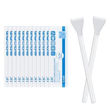 Imagem de 12 peças APS-C Pano de microfibra para limpeza de sensor APS-C para câmera digital DSLR APSC SLR de 16 mm e câmera digital sem espelho CCD CMOS kit de cotonete