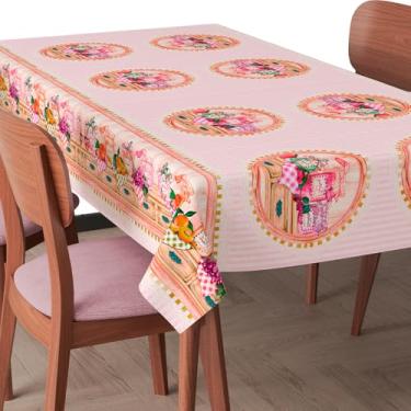 Imagem de Toalha de Mesa Térmica Impermeável Estampada 4–12 Lugares Proteção para Mesa Cozinha Jantar (Jelly,6 Lugares: 2,00m x 1,40m)