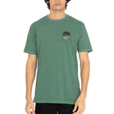 Imagem de Camiseta Especial Quiksilver Rise Sun Verde-Masculino