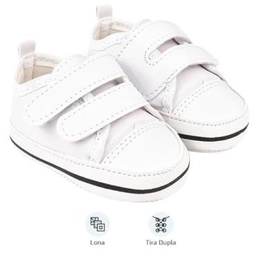 Imagem de Sapatinho Tênis Duas Pontas Menino E Menina Bebê Mânia (Branco, BR, Bebê, Numérico, 13)