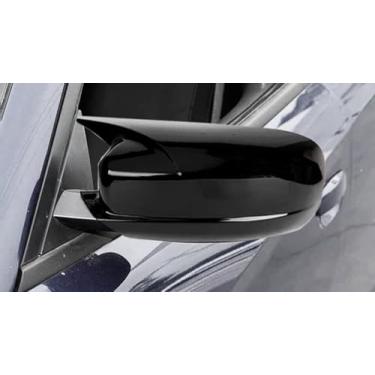 Imagem de TUBAIZAI Acessórios exteriores de carro compatíveis com Dodge Charger 2024 2023 2022-2011 estilo buzina porta retrovisor lateral tampa guarnições ABS 2 peças (estilo preto brilhante)