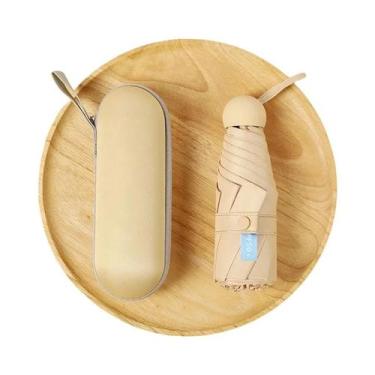 Imagem de Guarda-chuva Mini Dobrável Para Mulheres Com Proteção UV Design Portát
