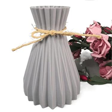 Imagem de Vasos Europeus Anticerâmicos Vaso de Flores Decorações de Quartos Ornamentos Inquebráveis Cesta Arranjo de Flores (Cor: E, Tamanho: Como mostrado) (D conforme mostrado)