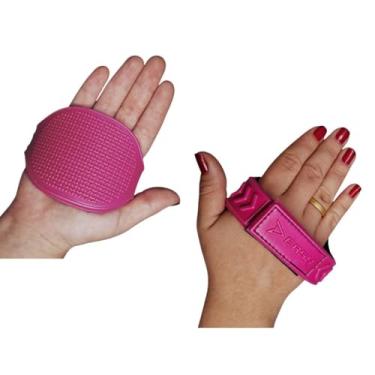 Imagem de Luva de Academia Caleira Antiderrapante Musculação Leve EVA (Pink,G)