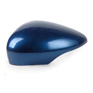 Imagem de Asa de cobertura para Fiesta 2009-2016 Espelho retrovisor carcaça asa porta lateral capa colorida pintada tampas de espelho de asa (laranja G)