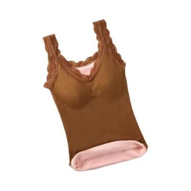 Imagem de Colete Térmico plus Size Para Mulheres, Roupa Térmica De Inverno, Top 