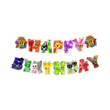 Imagem de Decoração De Festa De Aniversário Infantil Tema Incrediboxes Sprunki B