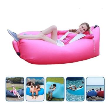 Imagem de 2X Colchão Sofá Inflável Espriguiçadeira Para Piscina Prai