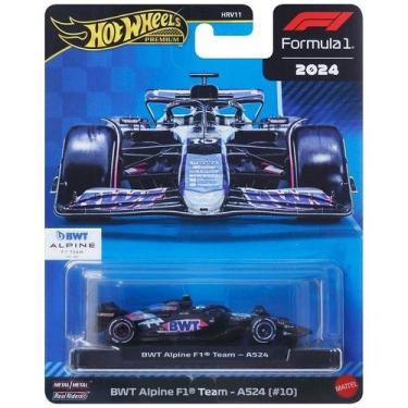 Imagem de Hot Wheels Premium Formula 1 2024 BWT Alpine F1 Team A524 10 Mattel HR