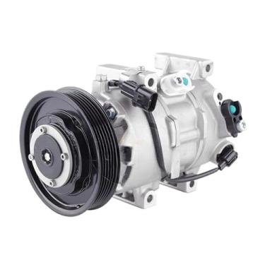 Imagem de ZZXXYY Bomba de resfriamento de compressor elétrico CA 12V com embreagem compatível com Hyundai Accent 2012-2017 | Kit de compressor A/C para reparo de resfriamento fraco substituição OE 977011R100