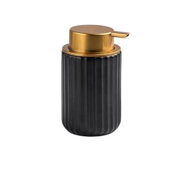 Imagem de Dispensador de sabão líquido para cozinha, loção de cerâmica moderna, espumante, xampu, gel de banho, desinfetante para as mãos, garrafa de prensa reembalada, garrafa de espuma de hotel, bomba