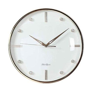 Imagem de Relógio de parede moderno, relógio convexo silencioso, relógio de parede redondo para decoração de casa sem tique-taque