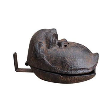 Imagem de U5GAAALPPQ9 Cremalheira de vinho antigo ferro fundido retro criativo gorila cinzeiro aromaterapia presente de alta qualidade decoração de casa (cor: multicolorido) cinzeiro