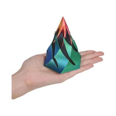 Imagem de Brinquedo Antiestresse Cone Espiral Impresso Em 3D 46 Estilos Decoraçã