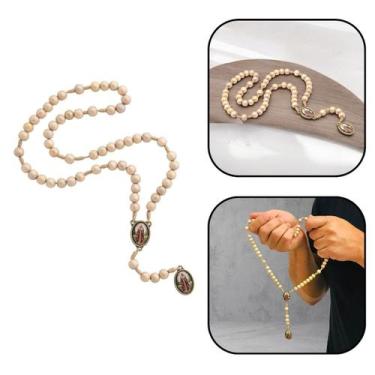 Imagem de Terço Coroa Nossa Senhora das Lágrimas Madeira - Cano nova