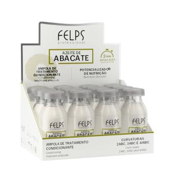 Imagem de Ampola de Tratamento Azeite de Abacate  Potencializador de Nutrição Felps Professional - 12x15mL