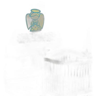 Imagem de Adesivos Decorativos De Parede Oração Santo Anjo