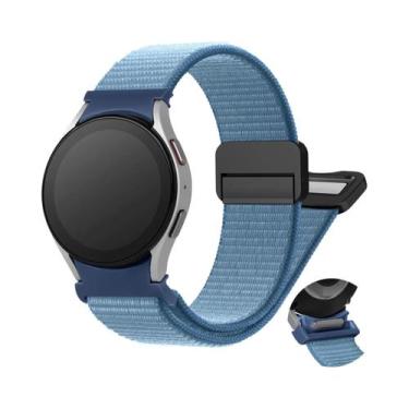 Imagem de Pulseira Magnética De Nylon De 40mm 44mm 45mm 47mm Para Samsung Galaxy