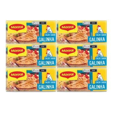 Imagem de Kit C/6 Tempero Caldo De Galinha 12 Tablets 114g Maggi