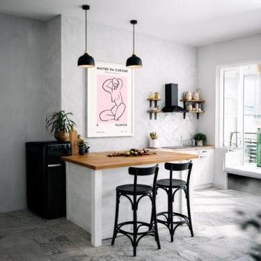 Imagem de Canvas Matisse Cubismo École De Paris 60X40Cm Mold Branca - Quadros On