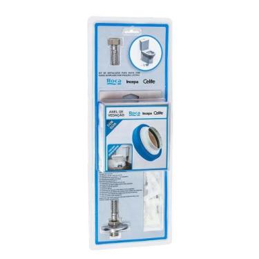 Imagem de Kit Instalação Para Vaso Sanitário Com Caixa Fixação Vertical Roca - R