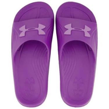 Imagem de Chinelo Under Armour Core 2 Feminino Roxo-Feminino