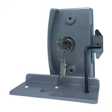 Imagem de Fechadura Blindex Porta Vidro Correr 3530 Va Completa Fosco - AL