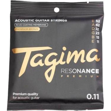Imagem de Encordoamento Para Violão .011-.052 Resonance Premium Tagima