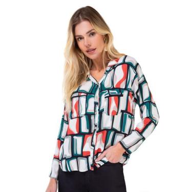 Imagem de Camisa Feminina com Botões Endless Verde, G, Verde