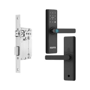 Imagem de Fechadura De Porta Inteligente Com APP Tuya, Biometria, Impressão Digi