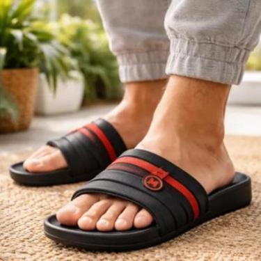 Imagem de Chinelo Slide Infantil Menino Esportivo Confortável 2406.130-Masculino