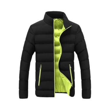 Imagem de Jaqueta Casual Masculina Acolchoada De Algodão Para Ciclismo, Quente E